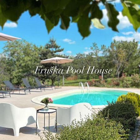 Villa Fruska Pool House Sremska Kamenica Esterno foto